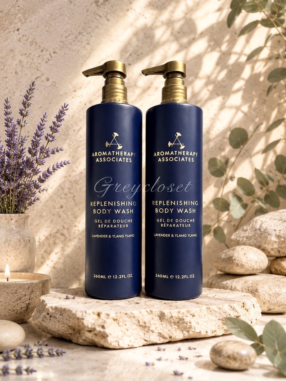 AROMATHERAPY ASSOCIATES REPLENISHING BODY WASH LAVENDER & YLANG YLANG | 12.2 oz